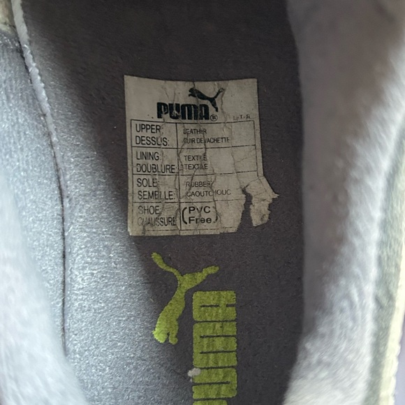 Puma Gray Sneakers: Size 6 Women / 7.5 Men - Picture 4 of 4